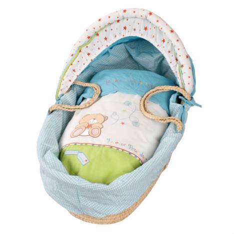 Forever Friends Little Star Corn Husk Moses Basket